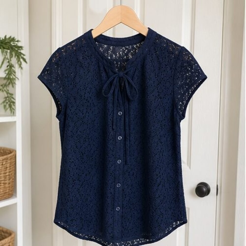 Navy Cami Blouse